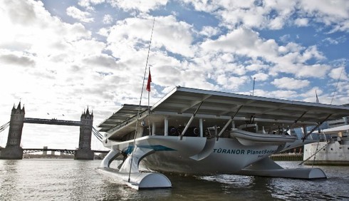 Hình ảnh siêu du thuyền năng lượng mặt trời lớn nhất thế giới - ảnh 2