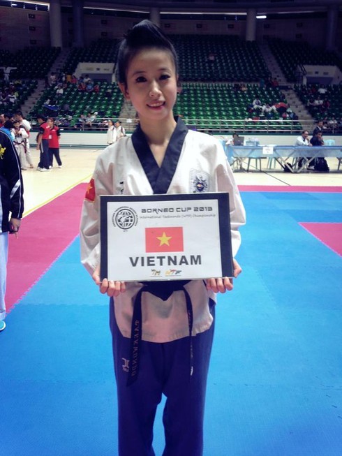 Vẻ đẹp của nữ võ sĩ Việt khiến giới trẻ 'chao đảo' - ảnh 6