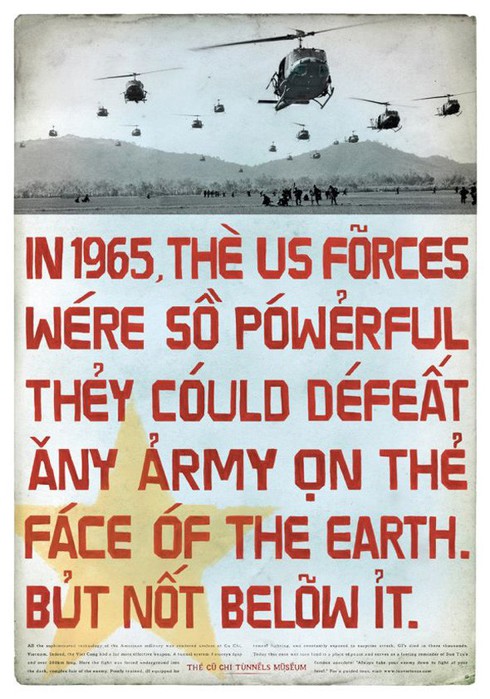 Quảng cáo Bảo tàng Củ Chi vào danh sách hài hước nhất thế giới - ảnh 8