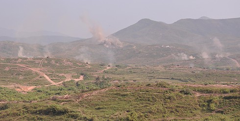 Xem diễn tập chỉ huy một bên hai cấp có thực binh tại Quân đoàn 1 - ảnh 6