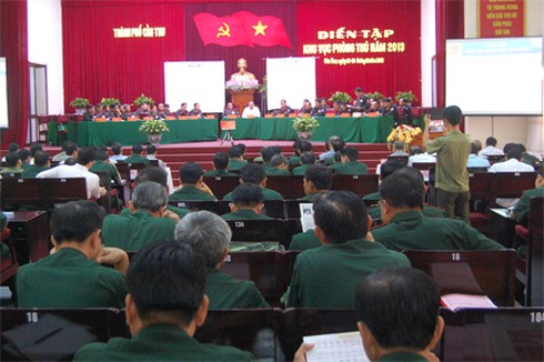 TP. Cần Thơ diễn tập chuyển trạng thái thời chiến - ảnh 2