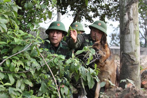 Chùm ảnh đặc biệt lính biên phòng tuần tra làm nhiệm vụ - ảnh 11