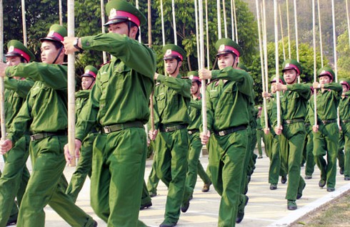 Hình ảnh bộ đội Sơn La luyện quân - ảnh 1