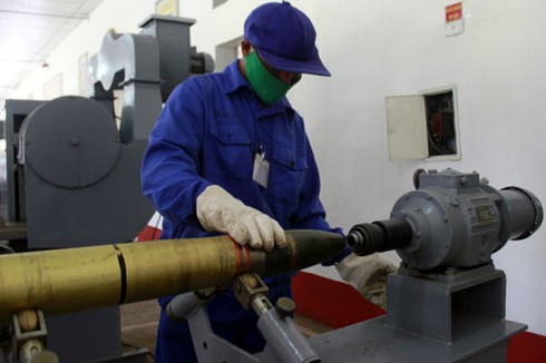 Qui trình bảo dưỡng đạn pháo trong quân đội Việt Nam - ảnh 9