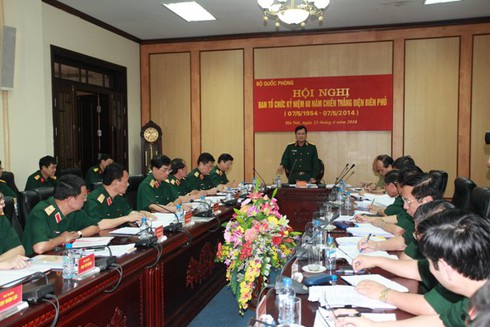 Ban tổ chức BQP kỷ niệm Điện Biên Phủ họp lần 3 - ảnh 1