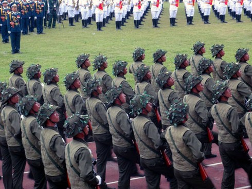 Diễu binh, diễu hành kỷ niệm 60 năm chiến thắng Điện Biên Phủ - ảnh 22