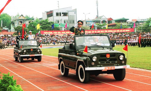 Diễu binh, diễu hành kỷ niệm 60 năm chiến thắng Điện Biên Phủ - ảnh 1