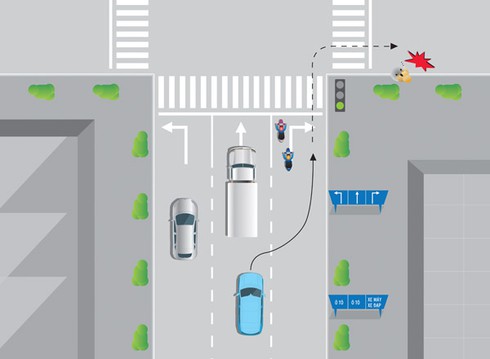 Các bác tài cẩn trọng kẻo bị phạt với biển báo 411 - ảnh 1