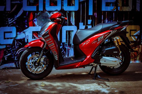 Honda SH Việt độ đẹp mắt mang đậm không khí tết - ảnh 1