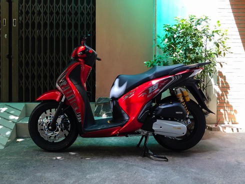 Honda SH Việt độ đẹp mắt mang đậm không khí tết - ảnh 3