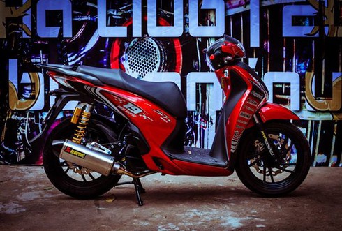 Honda SH Việt độ đẹp mắt mang đậm không khí tết - ảnh 4