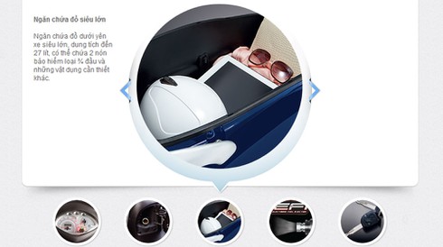 4 xe tay ga cốp rộng nhất tại Việt Nam - ảnh 6