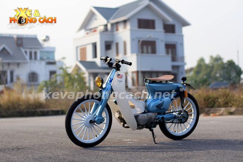 Honda Cub 79 độ phong cách tại Hải Dương - ảnh 1