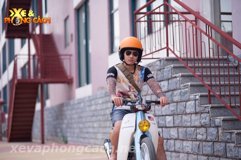 Honda Cub 79 độ phong cách tại Hải Dương - ảnh 4