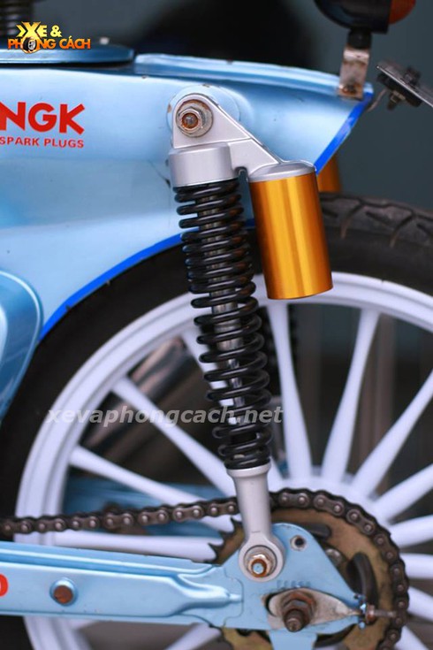 Honda Cub 79 độ phong cách tại Hải Dương - ảnh 8