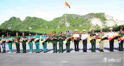 Cận cảnh các lực lượng đang tập luyện diễu binh, diễu hành - ảnh 3