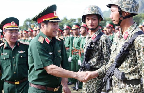 Cận cảnh các lực lượng đang tập luyện diễu binh, diễu hành - ảnh 1