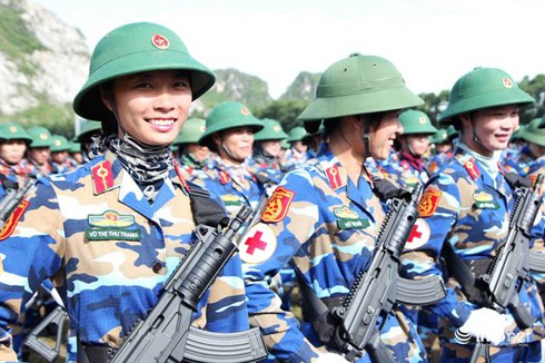 Cận cảnh các lực lượng đang tập luyện diễu binh, diễu hành - ảnh 7