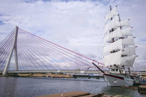 Tàu huấn luyện Lê Quý Đôn căng buồm đi biển về Việt Nam - ảnh 8