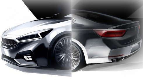 Thế hệ mới của KIA K7 có dáng trau chuốt - ảnh 1