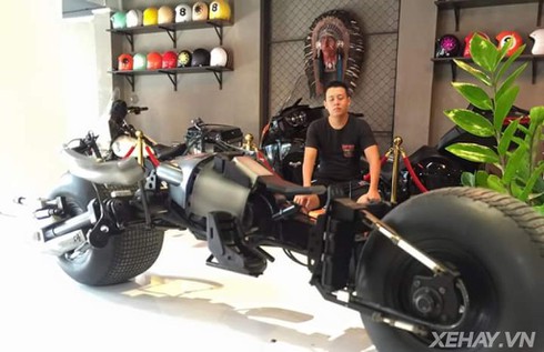 Đã mắt với Bad Pot môtô của Batman “độ độc”qua tay biker Việt - ảnh 1