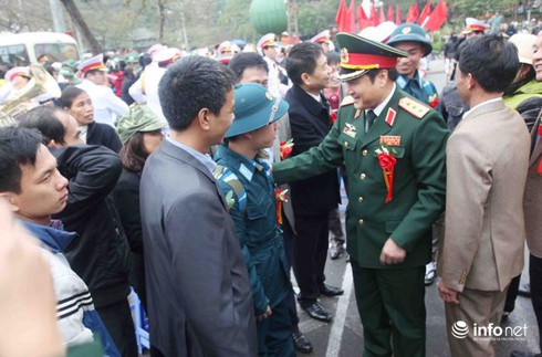 Hình ảnh các tân binh Quân khu 3 và Hà Nội lên đường nhập ngũ - ảnh 3