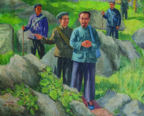 Bảo tàng Hà Nội tiếp nhận bản sao bức tranh Bác Hồ viết Tuyên ngôn Độc lập - ảnh 2