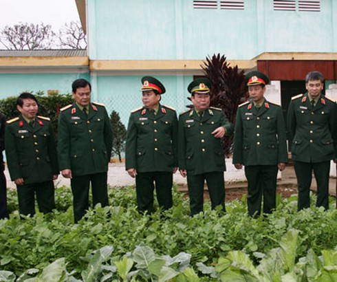 Thượng tướng Nguyễn Thành Cung kiểm tra tuyến biên giới tỉnh Cao Bằng - ảnh 3