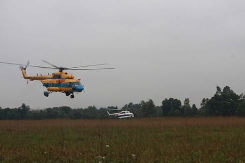Trực thăng Trung đoàn 916 bay huấn luyện đầu xuân - ảnh 8