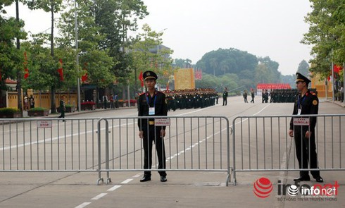 Hướng đi cho các phương tiện khi cấm đường phục vụ Đại hội Đảng XII - ảnh 1