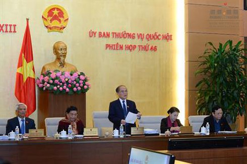 Thông cáo báo chí phiên họp 46 của Ủy ban Thường vụ Quốc hội - ảnh 1