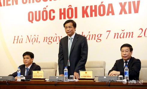 Tổng thư ký Quốc hội: Lễ tuyên thệ sẽ không được quay phim, chụp ảnh, tặng hoa - ảnh 1