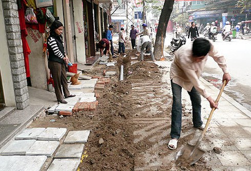 Hà Nội dừng đào đường, vỉa hè 5 ngày để nhân dân đón Quốc khánh - ảnh 1