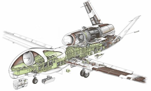 Diều hâu trên biển - máy bay không người lái MQ – 4C Triton BAMS - ảnh 4