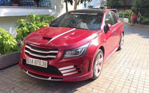 Ngắm độ dữ dằn của Cruze LTZ 2016 bản độ sơn đỏ - ảnh 1