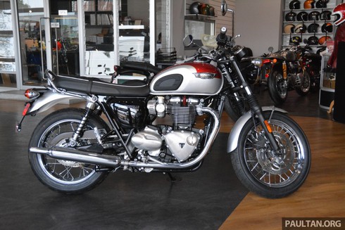 Triumph công bố giá bán xe Bonneville T120 và Thruxton R 2016 giá từ 450 triệu - ảnh 1