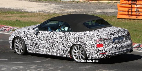 Audi S5 Cabriolet lộ diện trên đường thử Nurburgring - ảnh 7