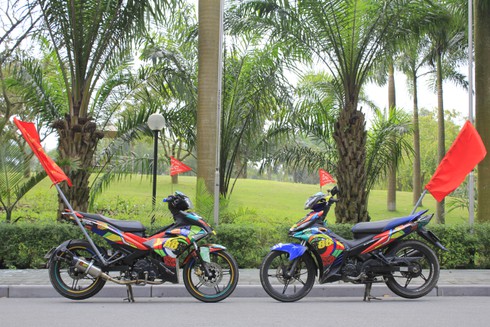Ngắm anh em sinh đôi Exciter 135, 150 trong bộ áo mới - ảnh 2