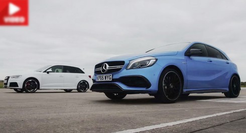 Xem màn song đấu giữa Mercedes A45 AMG và Audi RS3 - ảnh 1