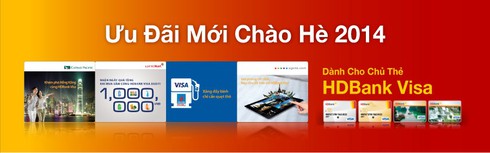 Chủ thẻ HDBank Visa tiếp tục nhận nhiều ưu đãi - ảnh 1