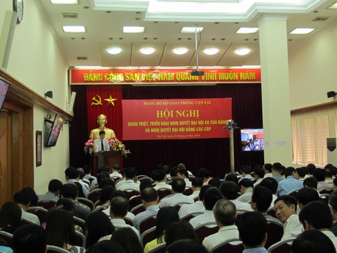 Bộ GTVT quán triệt Nghị quyết Đại hội XII của Đảng - ảnh 1