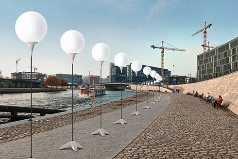 Đức: Tái hiện 'Bức tường Berlin' bằng 8.000... bóng bay - ảnh 3