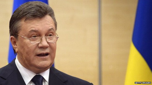 Cựu Tổng thống Ukraine Yanukovych bị Interpol truy nã - ảnh 1