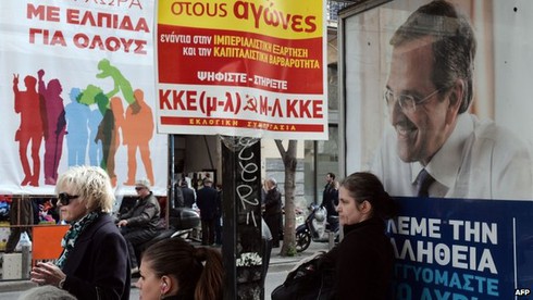 Sóng gió trong cuộc bầu cử Quốc hội ở Hy Lạp - ảnh 1