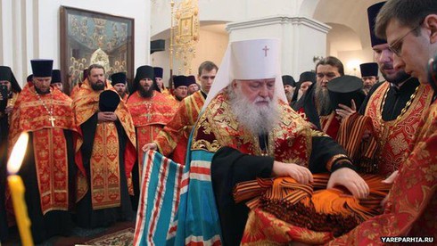 Thú vị hình ảnh ruy băng Thánh George trong Ngày Chiến thắng ở Nga - ảnh 4