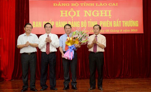 Lào Cai: Hội nghị bất thường bầu Bí thư Tỉnh ủy - ảnh 1
