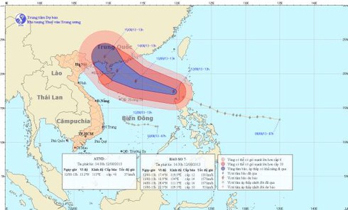 Tin bão số 7 (Utor) mới nhất chiều 12.8: Siêu bão vẫn mạnh thêm - ảnh 1