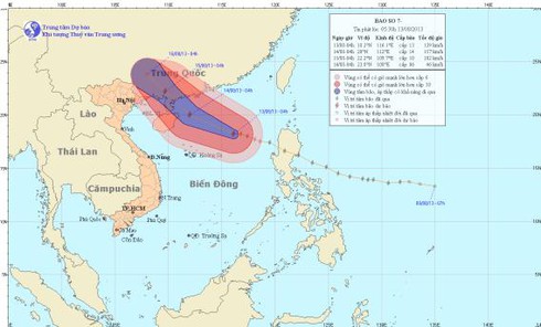 Tin mới nhất về bão số 7 (Utor) và dự báo thời tiết ngày 13.8 - ảnh 1