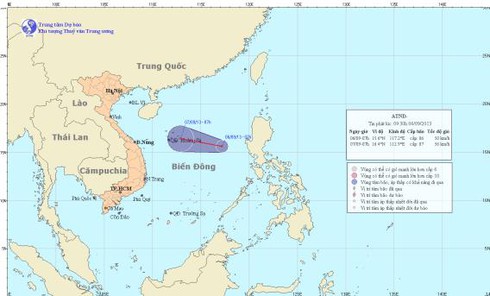 Tin mới nhất về áp thấp nhiệt đới trên Biển Đông - ảnh 1