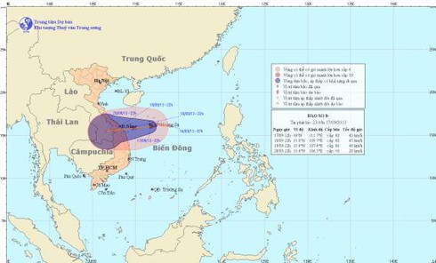 Tin bão số 8 mới nhất tối 17/9: Từ Nghệ An - Khánh Hòa mưa rất to - ảnh 1